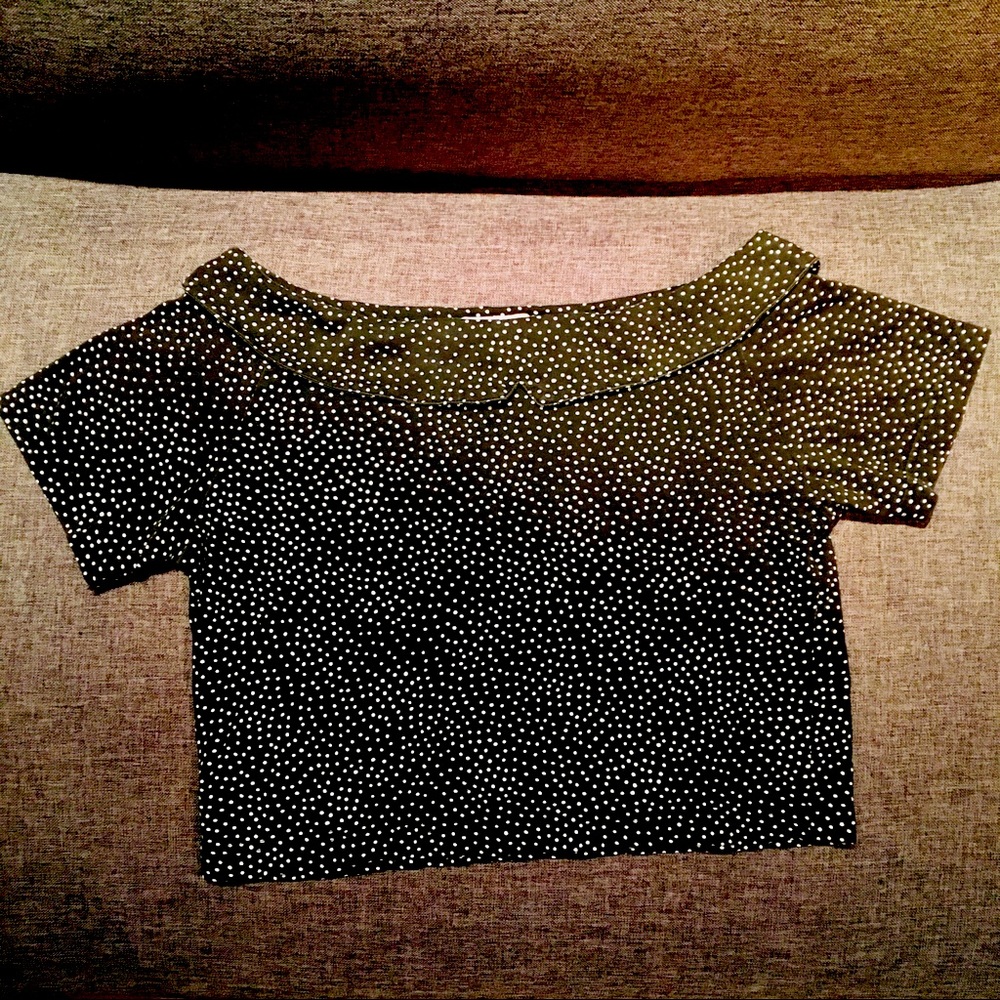 BOGO 💞 Vintage Energie polka dot crop top